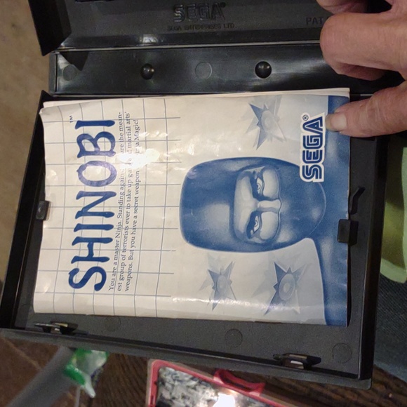 Sega Shinobi vintage game with manual 1988 - Picture 3 of 4